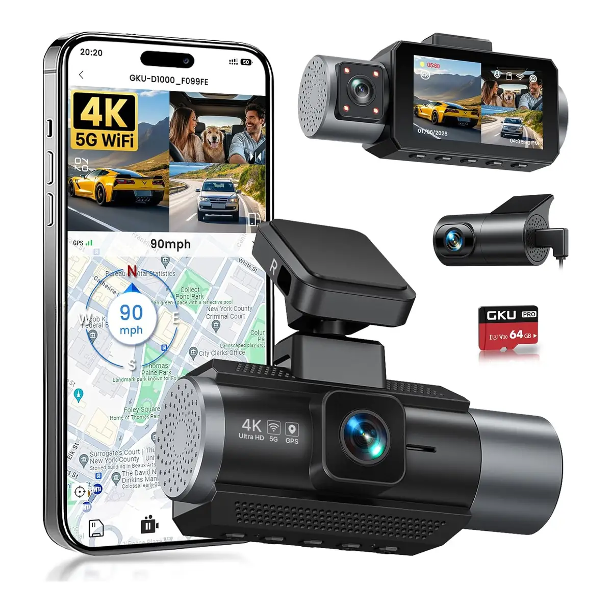 GKU D1000 et ses éléments principaux