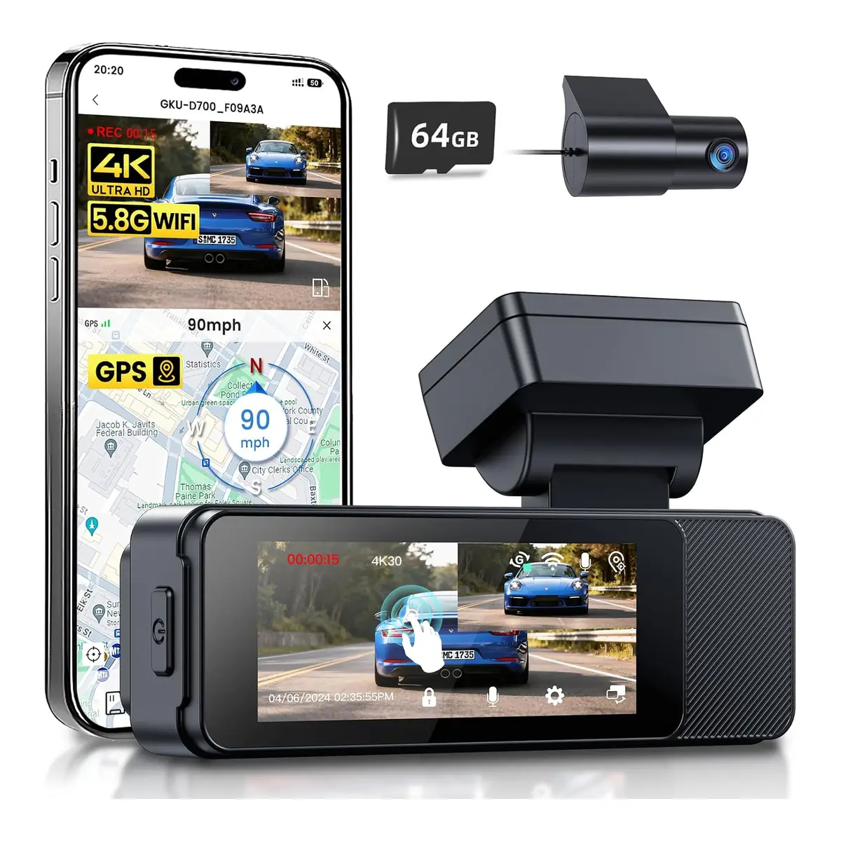GKU D700 et ses éléments principaux