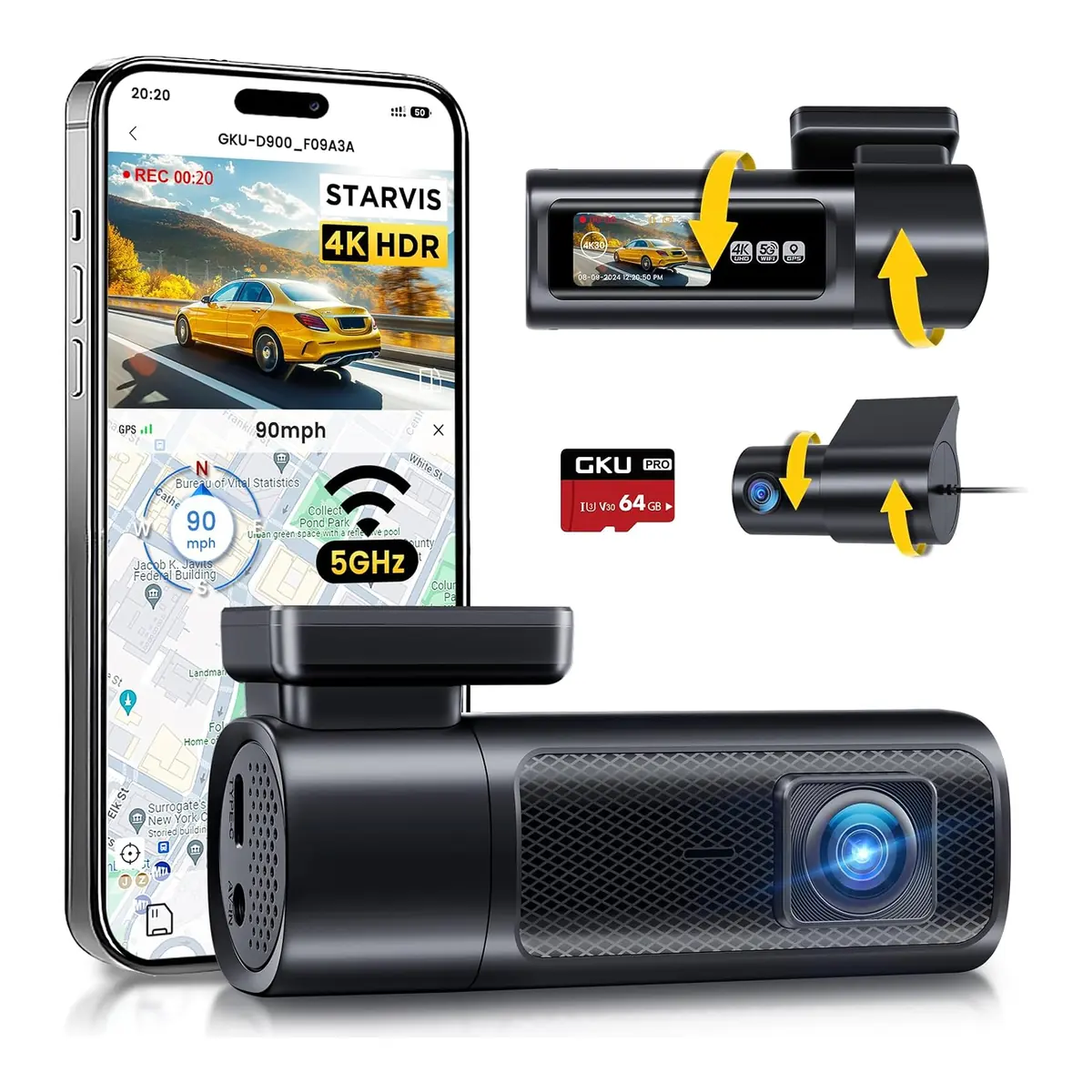 GKU D900 et ses éléments principaux